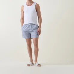 Micro Printed Drawstring Swim Shorts