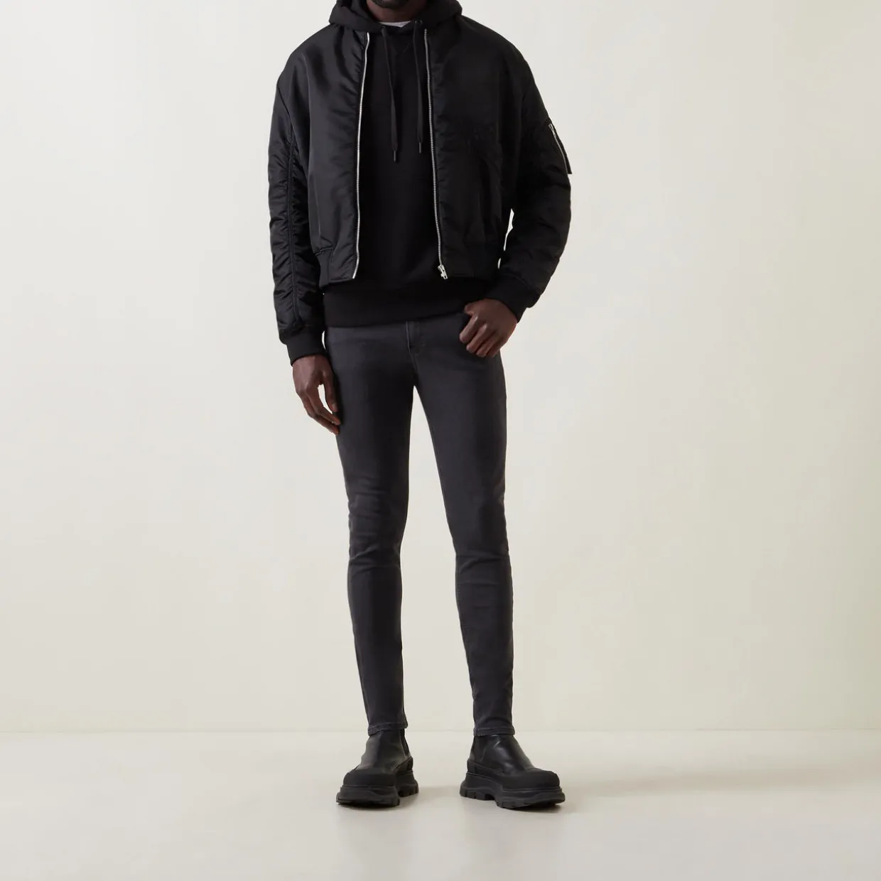 Mid Rise Skinny Leg Jeans