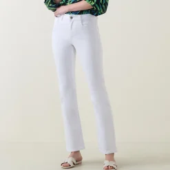 Mid-Rise Flared Jeans