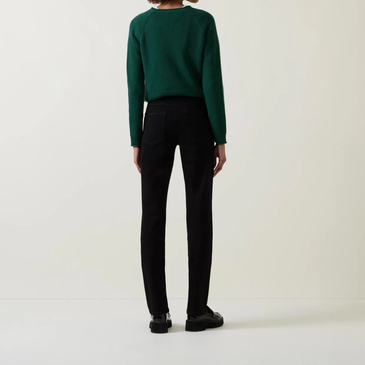 Mid-Rise Slim Leg Jeans