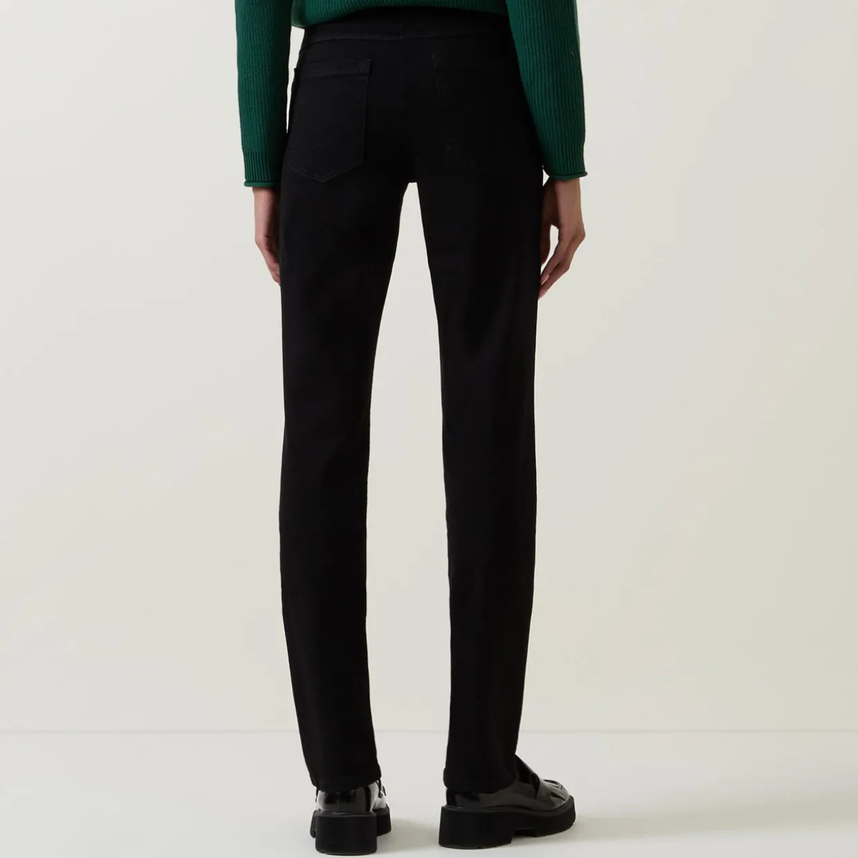 Mid-Rise Slim Leg Jeans