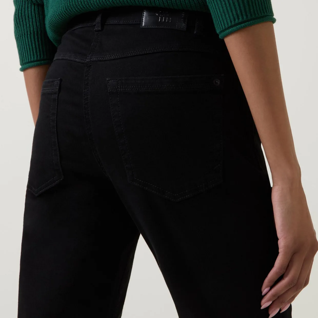 Mid-Rise Slim Leg Jeans