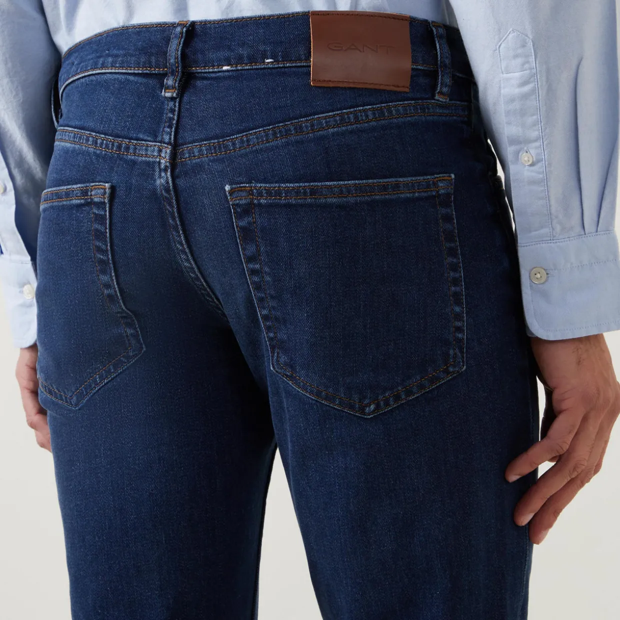 Mid-Rise Slim-Fit Jeans