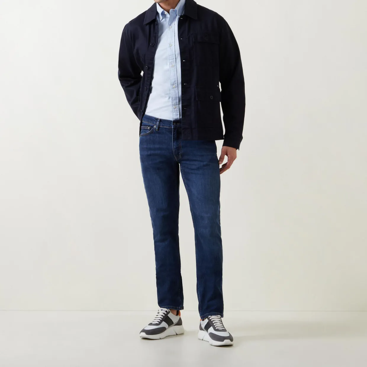 Mid-Rise Slim-Fit Jeans
