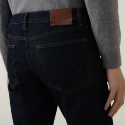 Mid-Rise Straight Leg Jeans