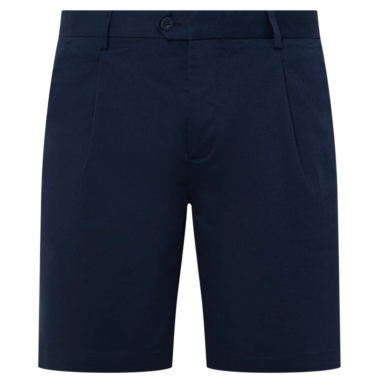 Mid-Rise Straight Leg Shorts