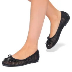 Mindy Gem-Embellished Ballet Flats