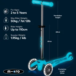 Mini Deluxe Glow Scooter