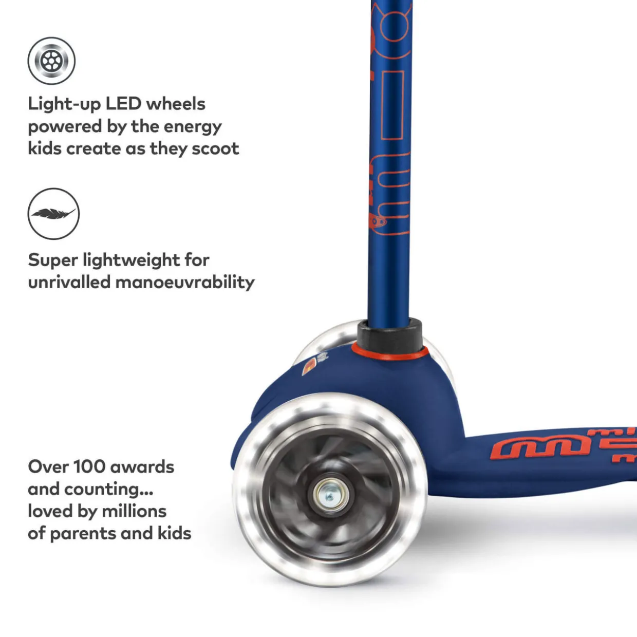 Mini Micro LED Scooter