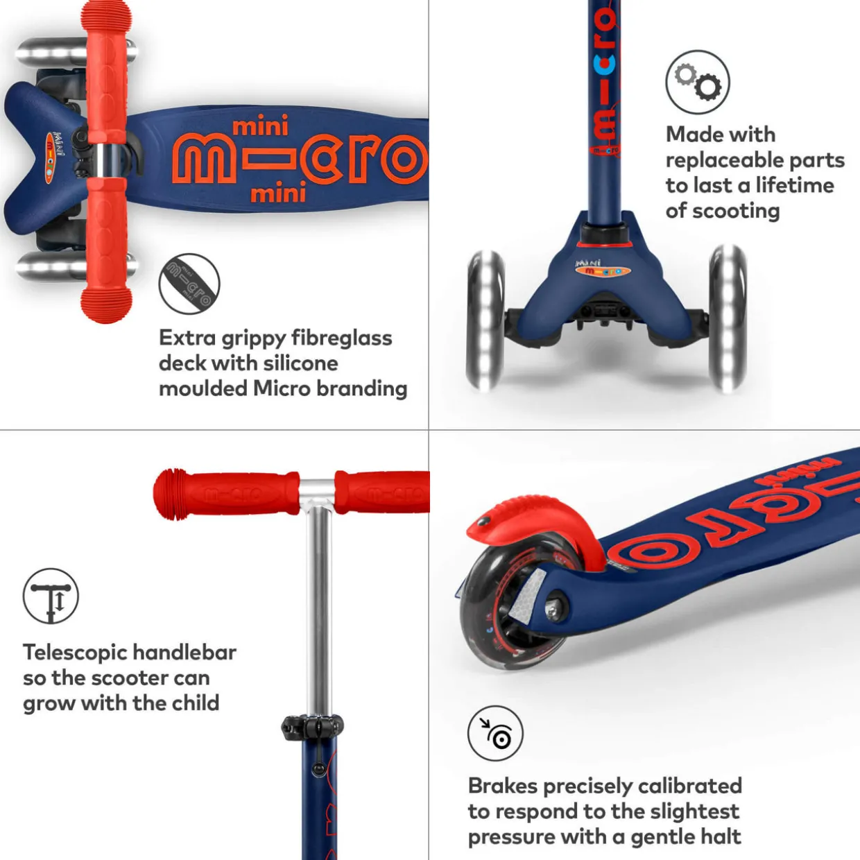 Mini Micro LED Scooter
