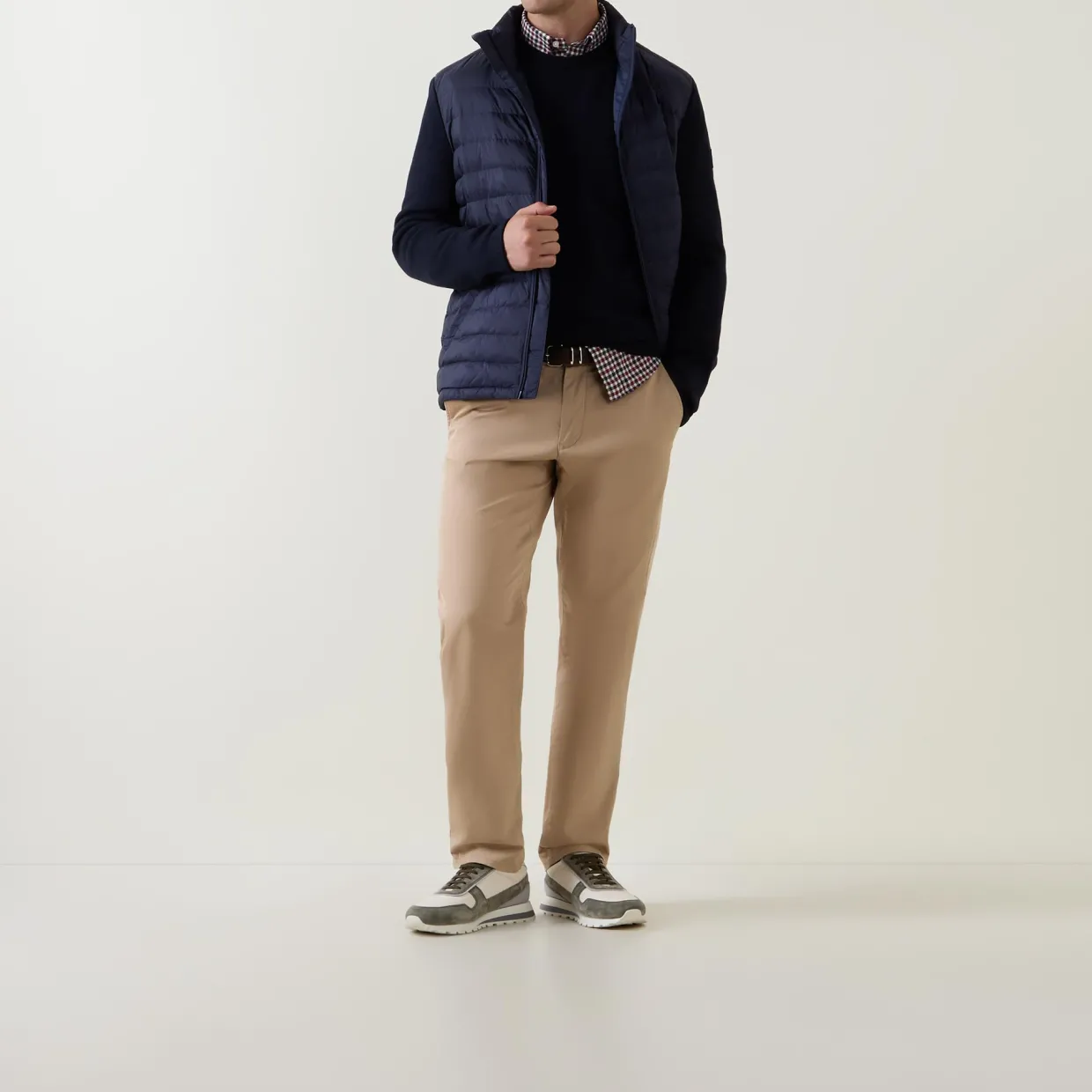 Mixed Media Casual Jacket