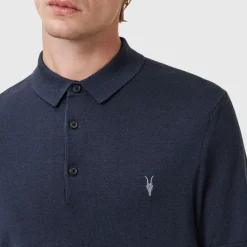 Mode Logo Knit Polo Shirt