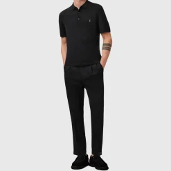 Mode Logo Knitted Polo Shirt