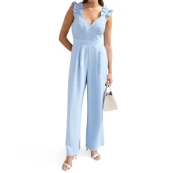 Moira Ruffle Wide Leg Jumpsuit