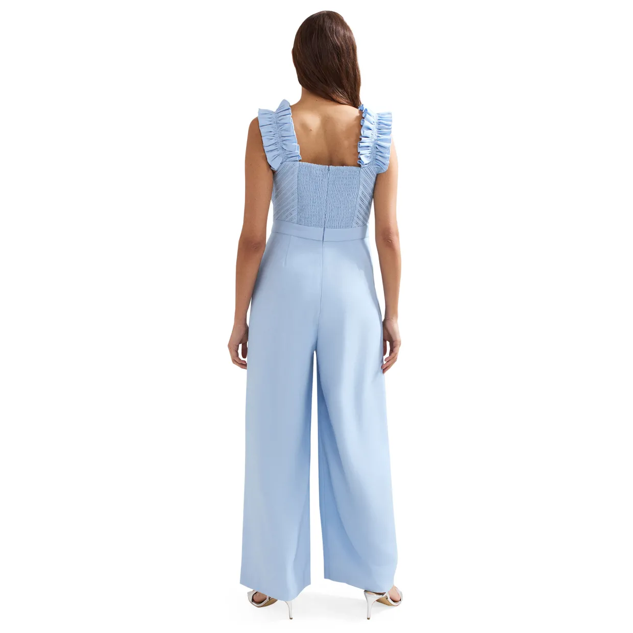 Moira Ruffle Wide Leg Jumpsuit
