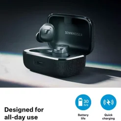 Momentum True Wireless 4 Black Graphite