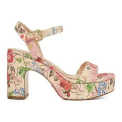 Monotone Block Heel Sandal