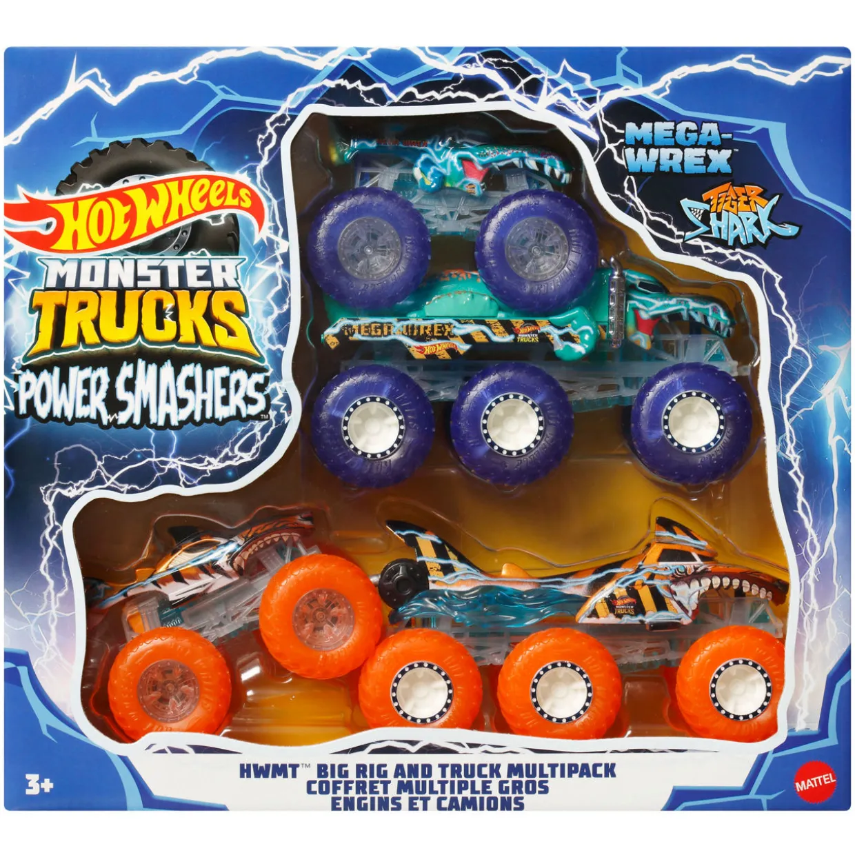Monster Trucks Power Smashers Big Rig & Truck Multipack