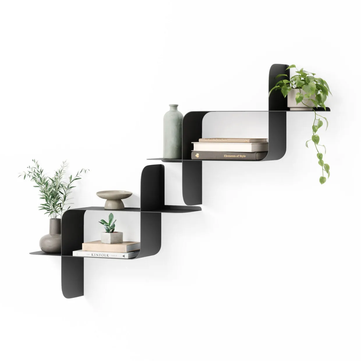 Montage Metal Shelves Set of Two