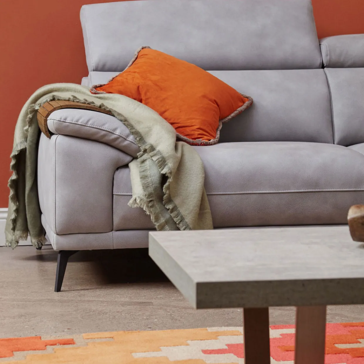 Montero 3-Seater Sofa Grey