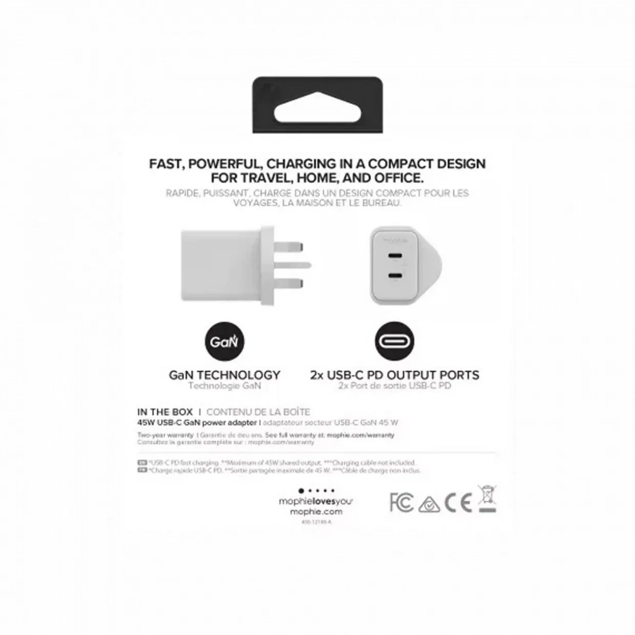 Mophie Wall Adapter 45W