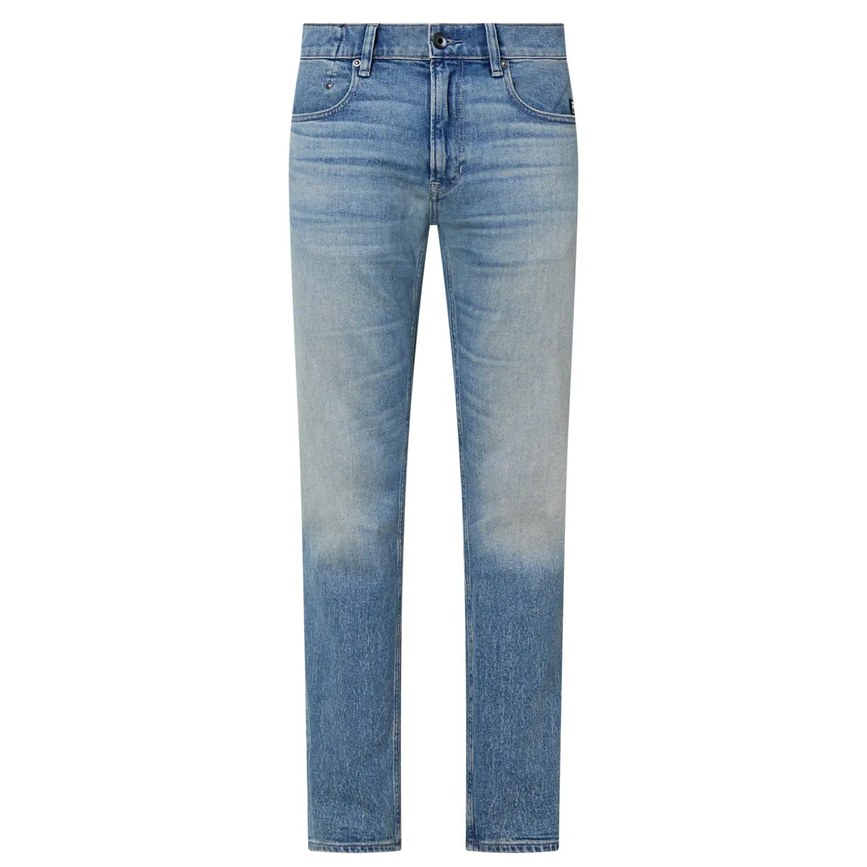 Mosa Mid-Rise Straight Leg Jeans