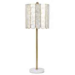 Mother of Pearl Style Buffet Table Lamp