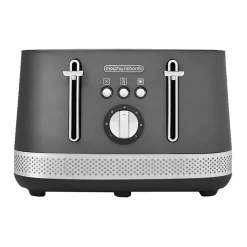 MR Illumination Matt Steel 4 Slice Toaster