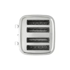 MR Illumination Matt Steel 4 Slice Toaster