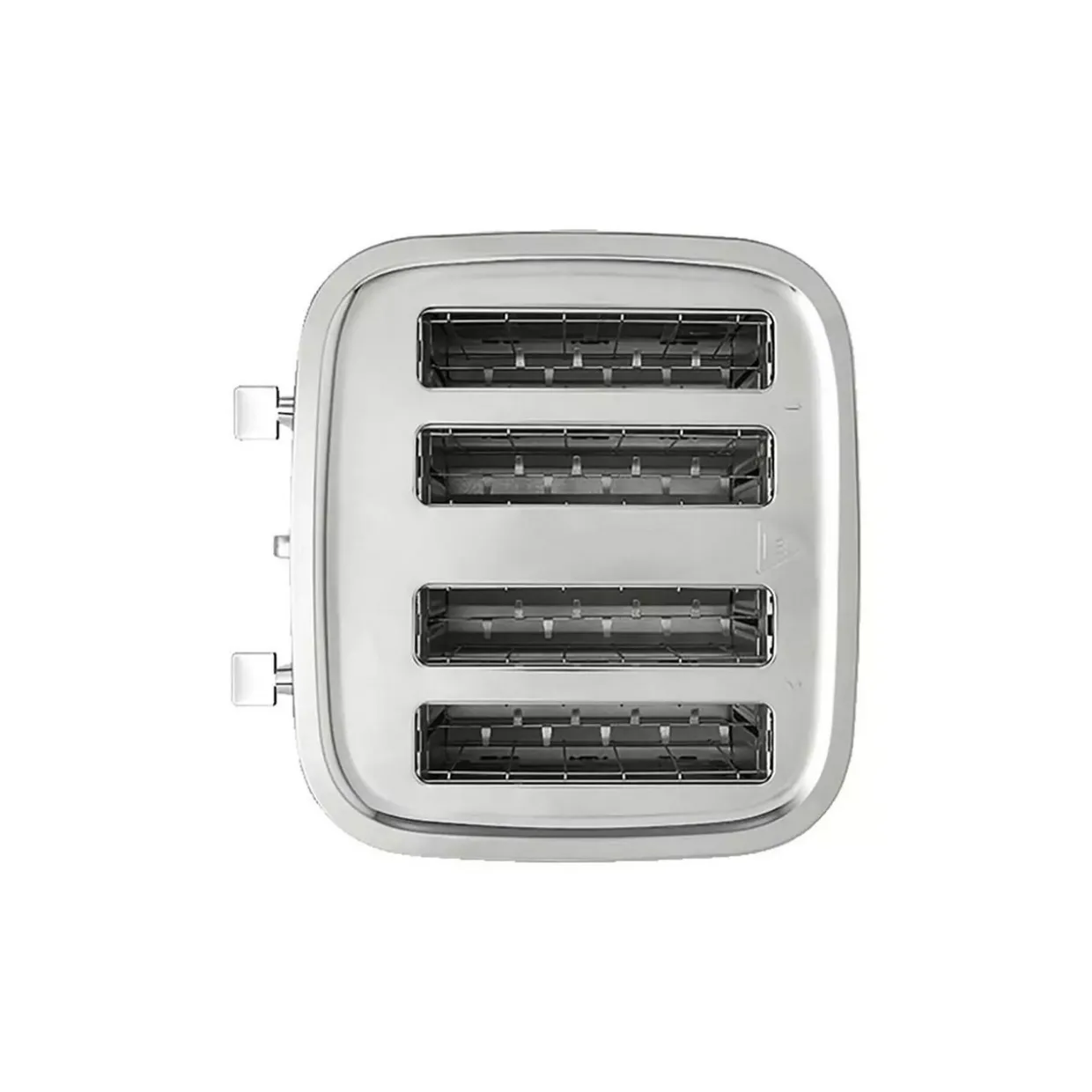 MR Illumination Matt Steel 4 Slice Toaster