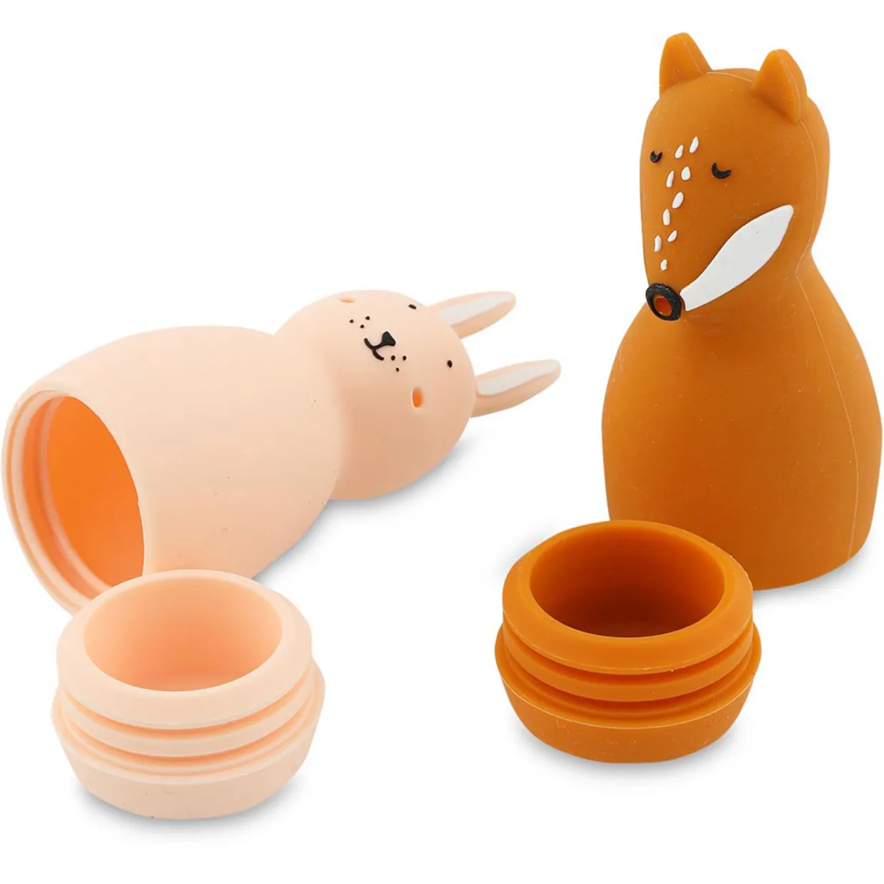 Mrs. Rabbit & Mr. Fox Squeezy Animal Bath Toys