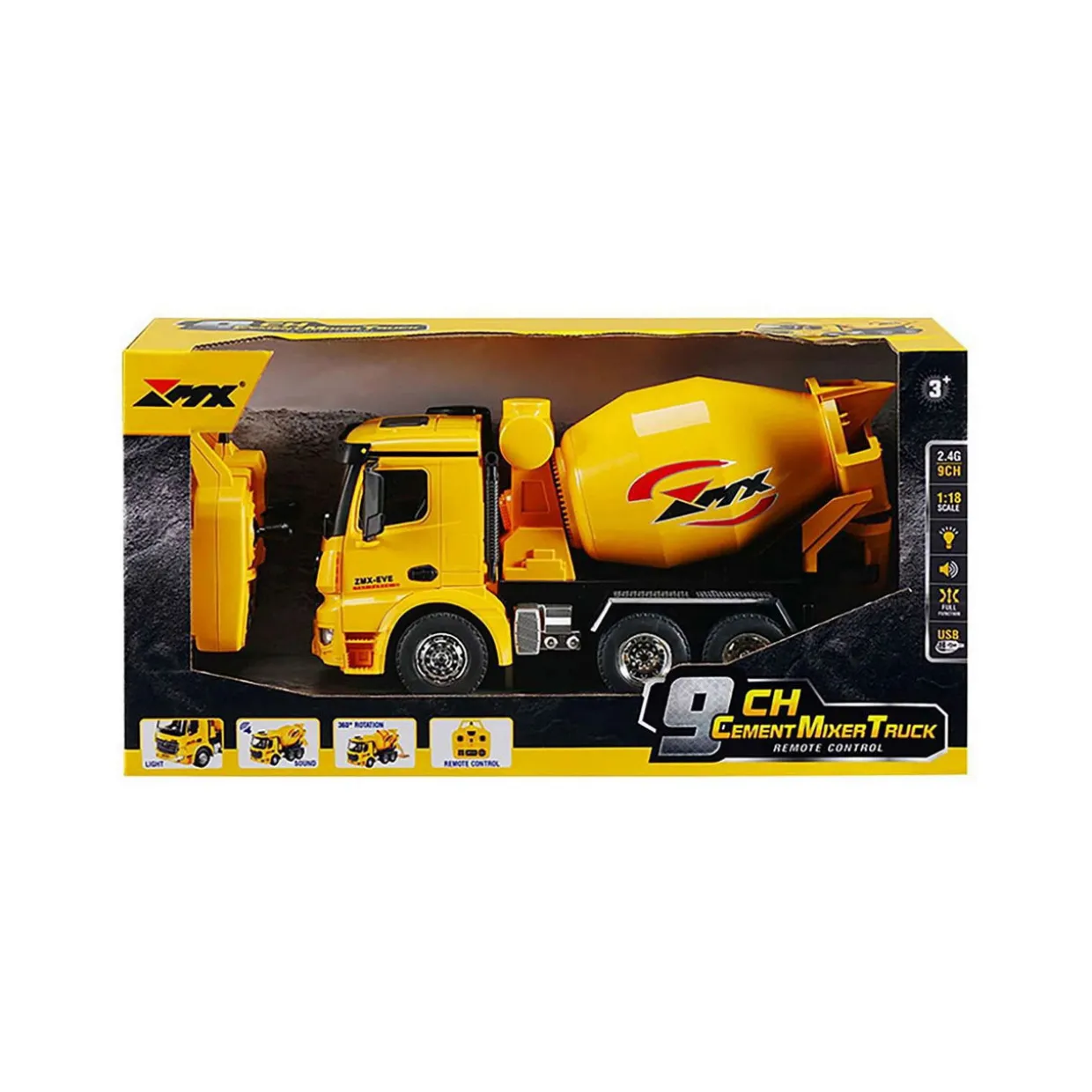 MX 9 CH Remote Control Cement Mixer Truck