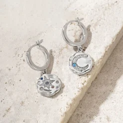My Sun, Moon & Stars Drop Earrings