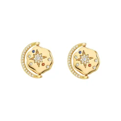My Sun, Moon & Stars Stud Earrings