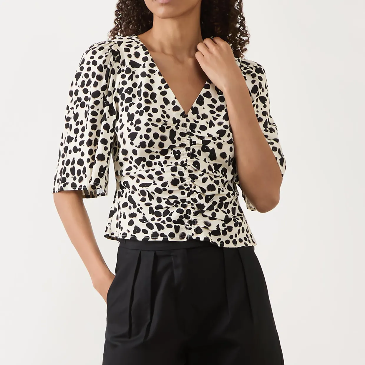 Myrte Leopard Blouse