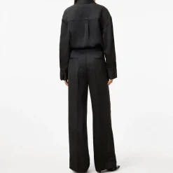 Myrtle Mid-Rise Wide-Leg Trousers
