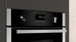 N50 60 Cm Stainless Steel Built-in Compact Oven With Microwave Function