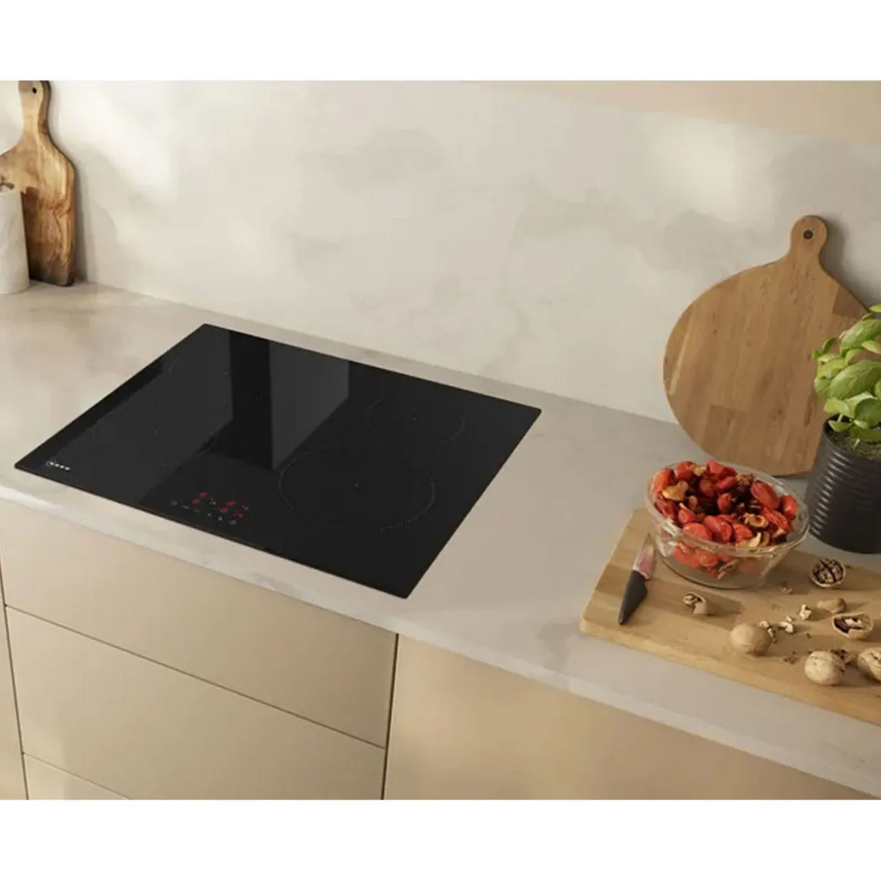 N 30, Induction Hob, 60 Cm, Black,