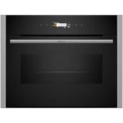 N70 Built In Compact Oven with Microwave Function Stainless Steel