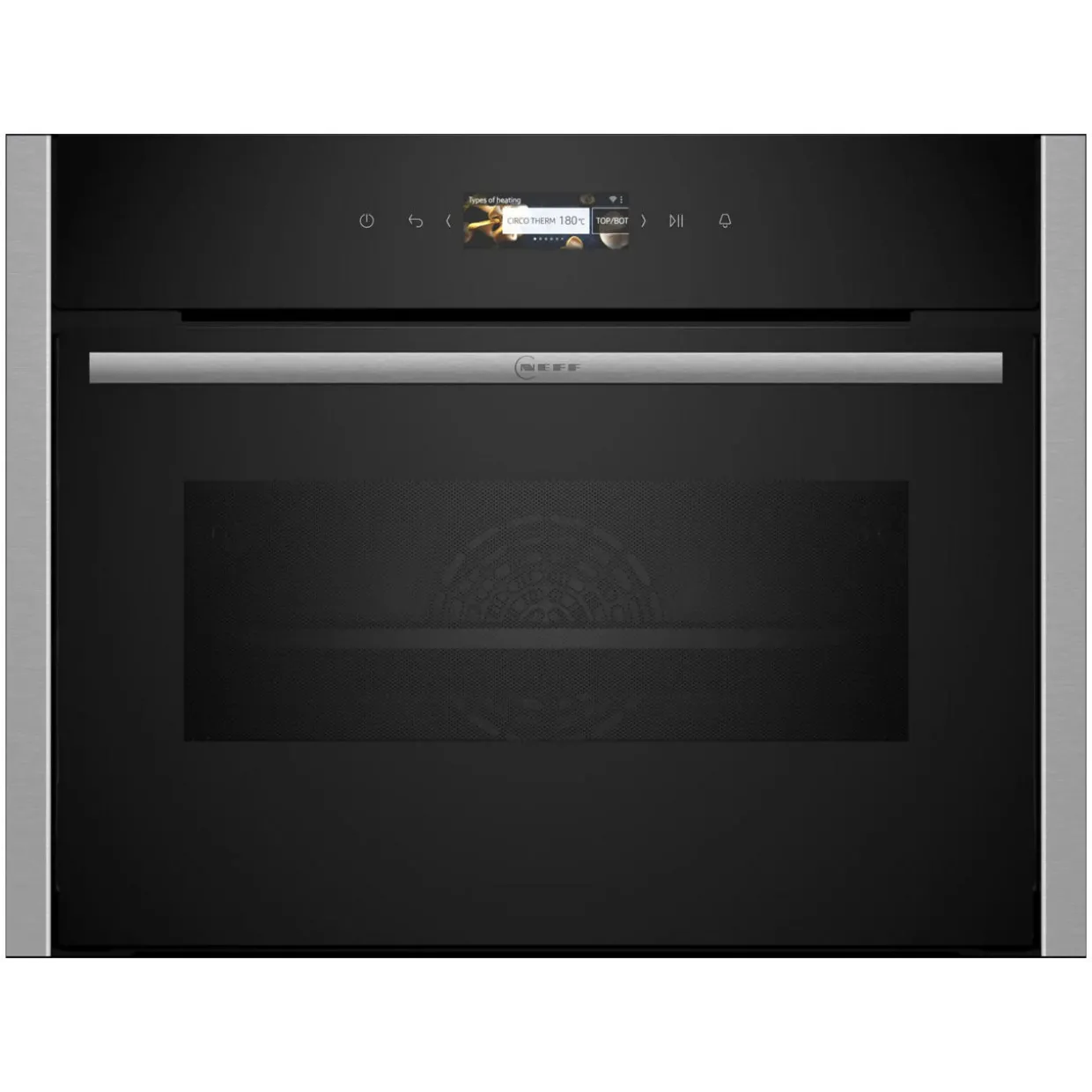 N70 Built In Compact Oven with Microwave Function Stainless Steel