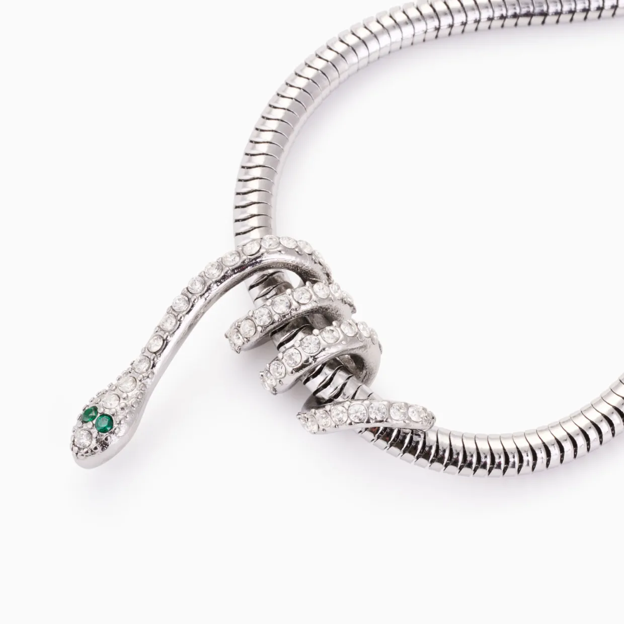 Nathair Nímhe Snake Bracelet Silver