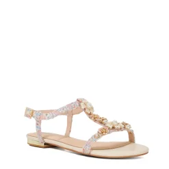 Nature Floral T-bar Sandals