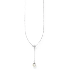 Necklace Pearl Star Silver