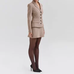 Nerida Puppytooth Mini Skirt