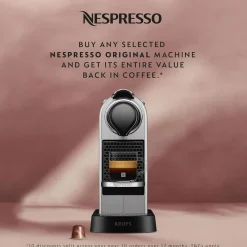 Nespresso Citiz Machine Silver