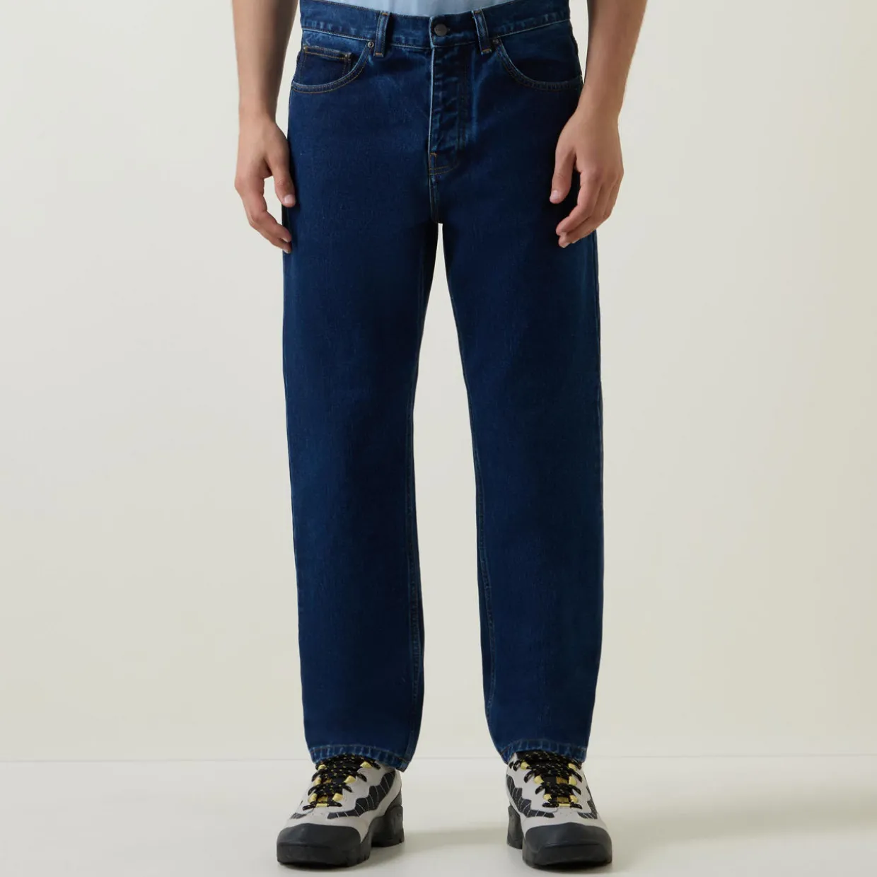 Newel Mid-Rise Tapered Jeans