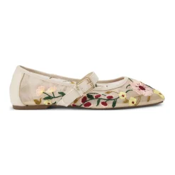Nina Mesh Floral Ballet Flats