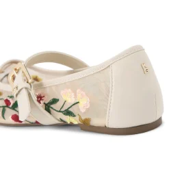 Nina Mesh Floral Ballet Flats