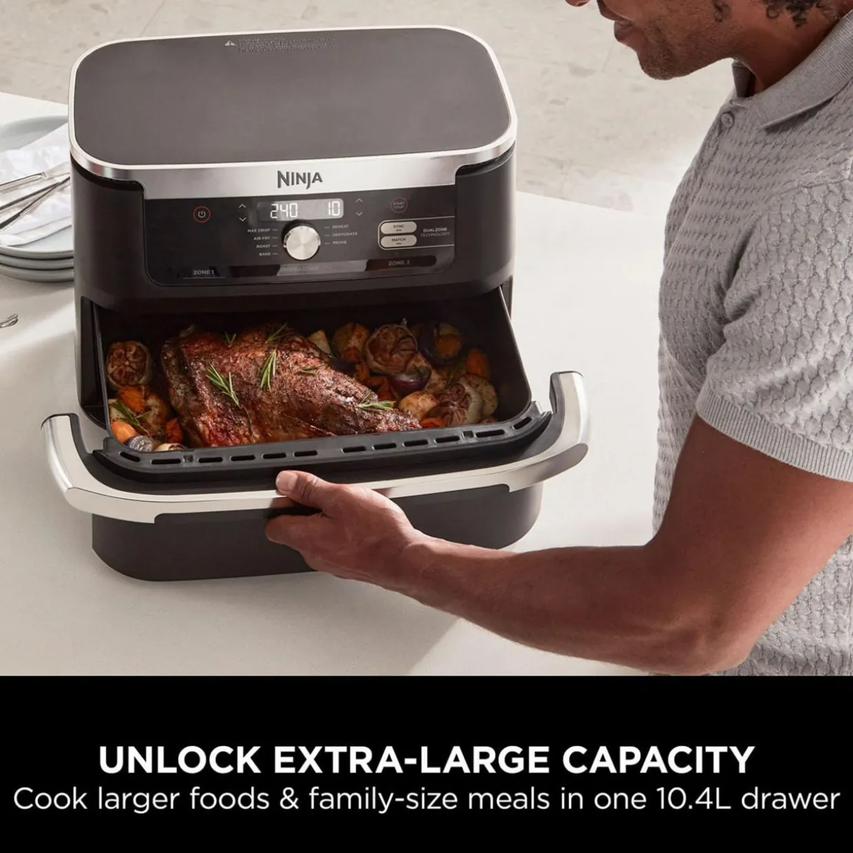 Ninja Foodi FlexDrawer Air Fryer 10.4L