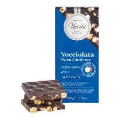 No Added Sugar Extra Dark Hazelnut Bar 100g